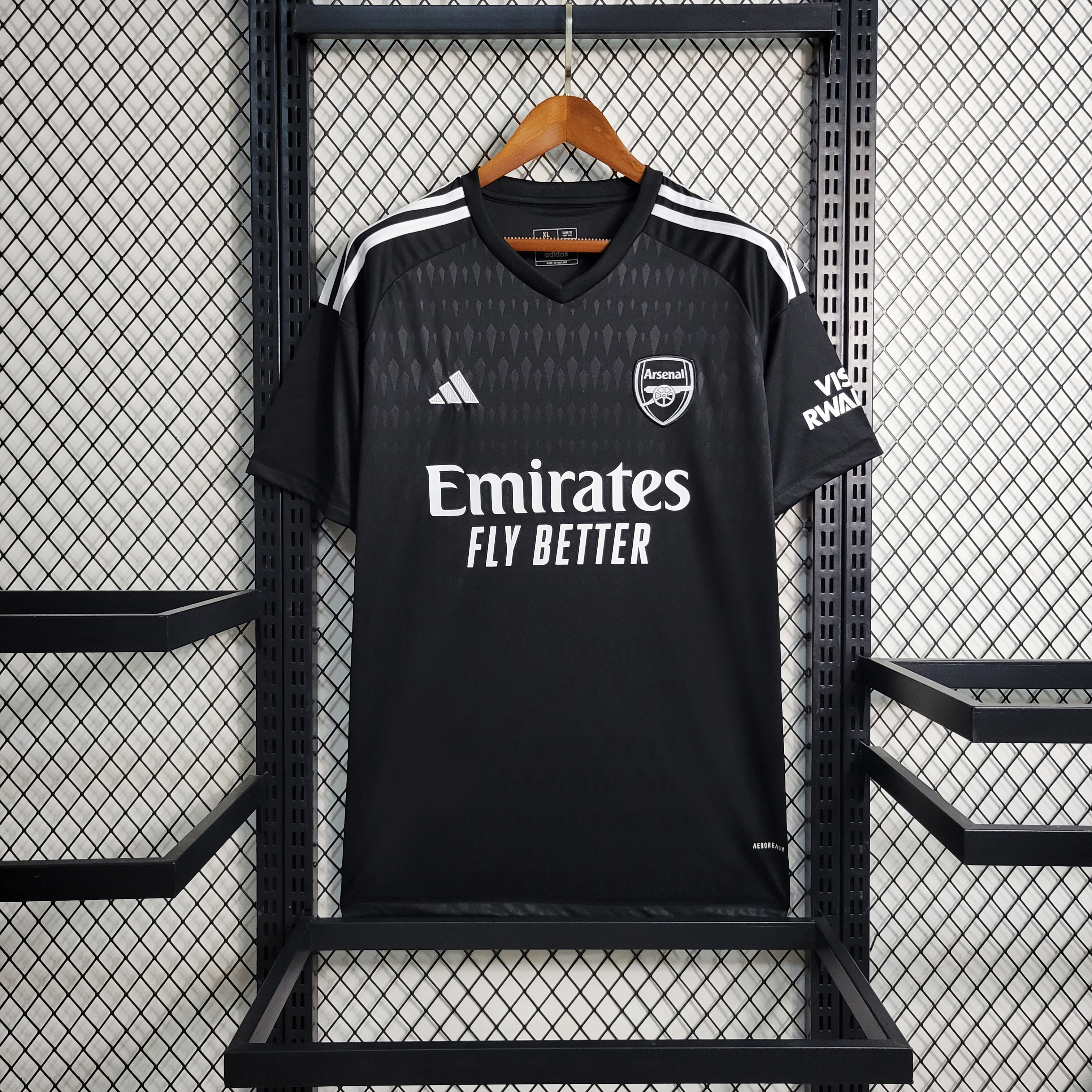 23-24 Arsenal Black Goal Keeper Fans Jersey